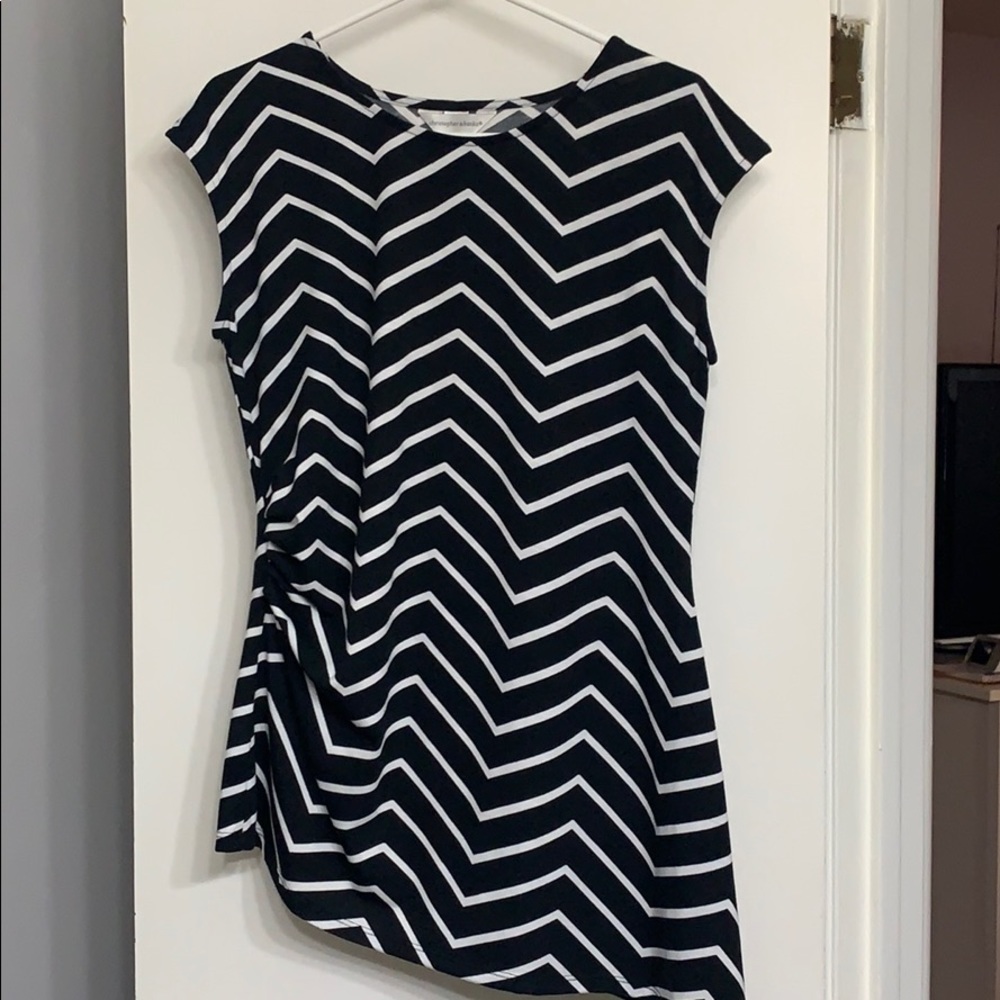 Christopher and Banks, striped shirt, L